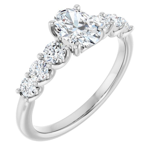 Accented Engagement Ring