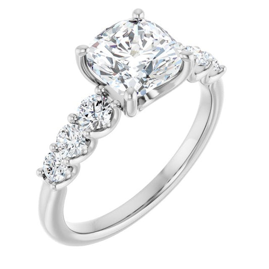 Accented Engagement Ring