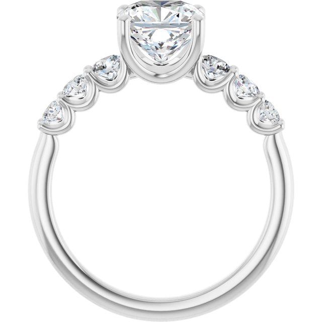 Accented Engagement Ring