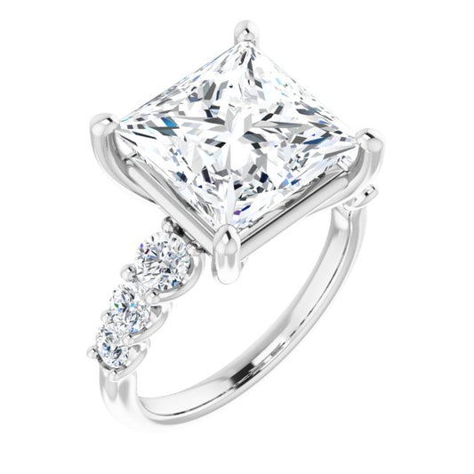 Accented Engagement Ring