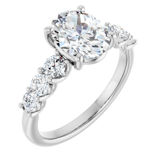 Accented Engagement Ring