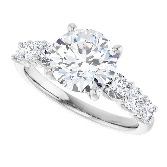 Accented Engagement Ring