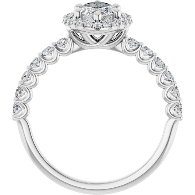 Halo-Style Engagement Ring
