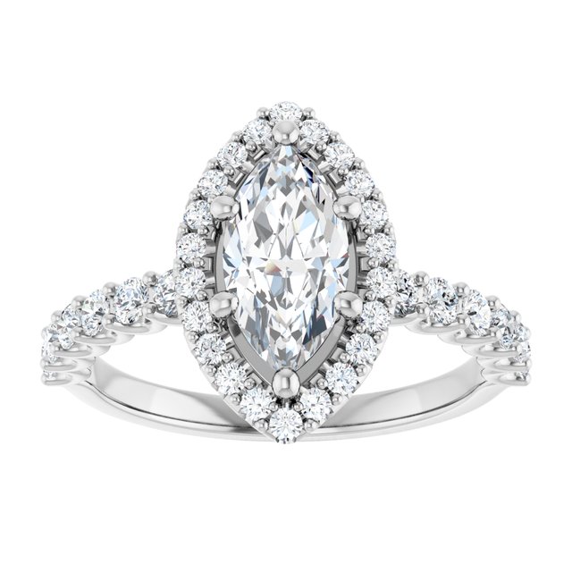 Halo-Style Engagement Ring