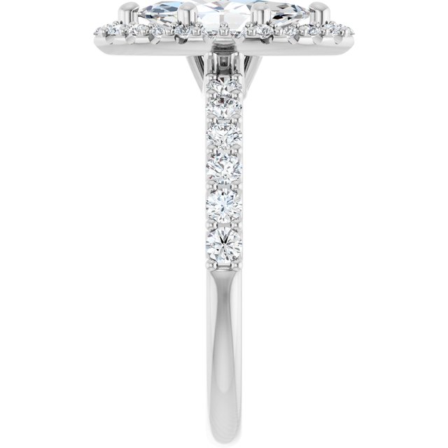 Halo-Style Engagement Ring