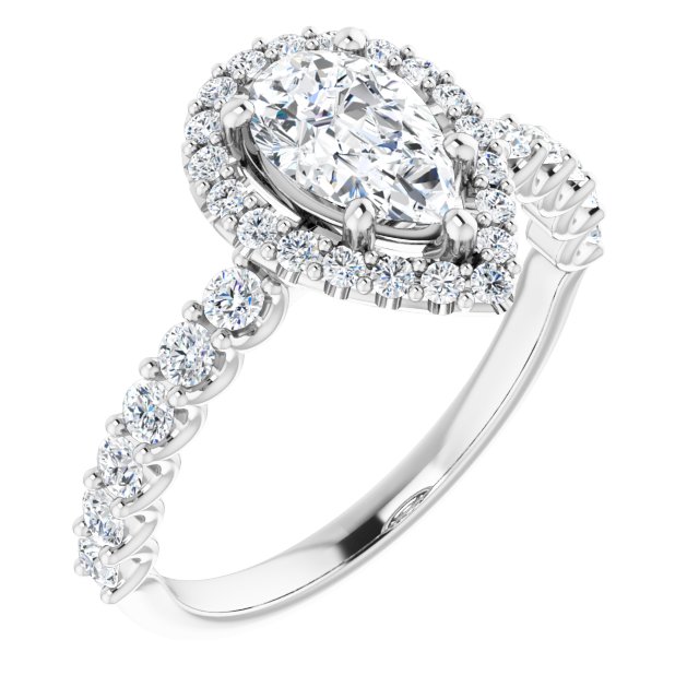 Halo-Style Engagement Ring