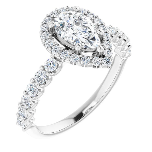 Halo-Style Engagement Ring