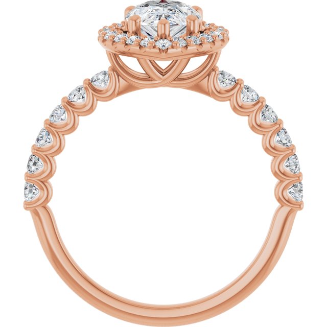 Halo-Style Engagement Ring