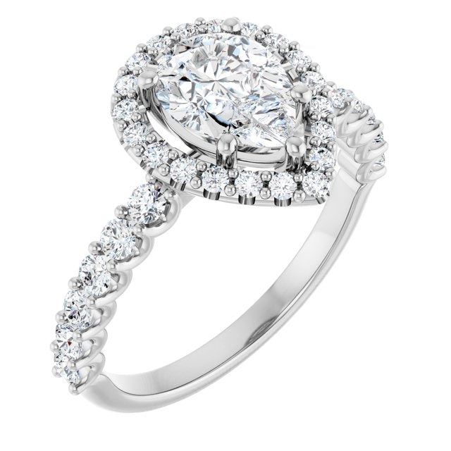 Halo-Style Engagement Ring