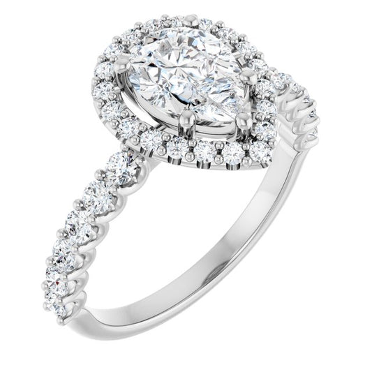 Halo-Style Engagement Ring