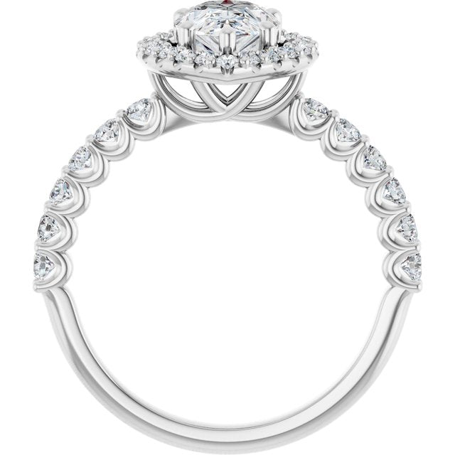 Halo-Style Engagement Ring