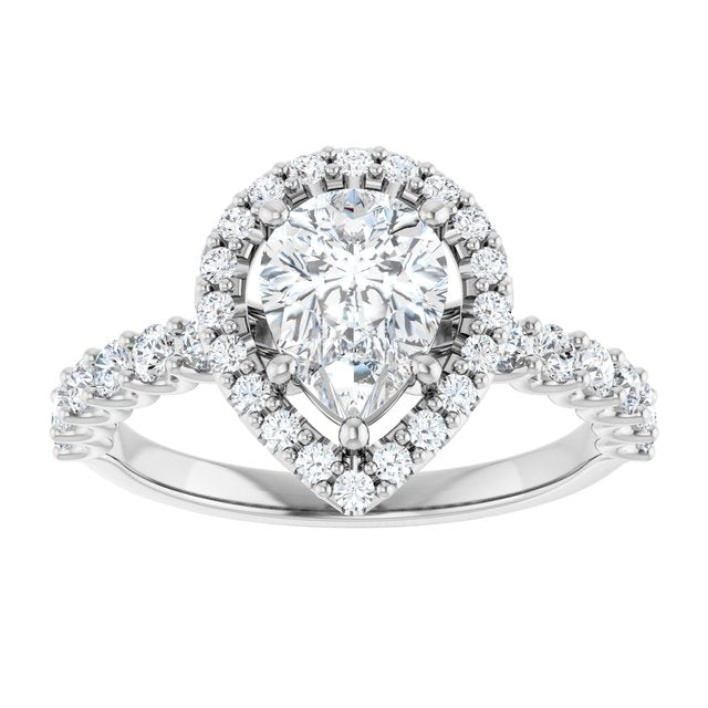 Halo-Style Engagement Ring