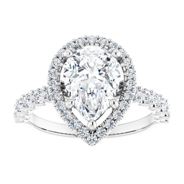 Halo-Style Engagement Ring