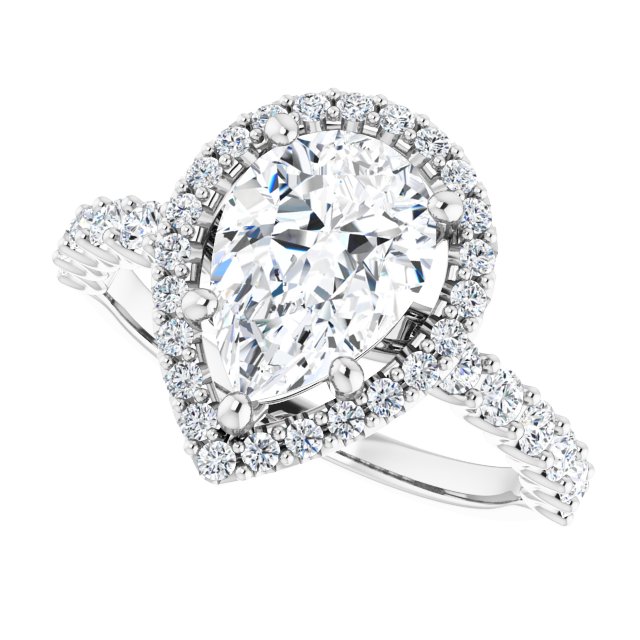 Halo-Style Engagement Ring