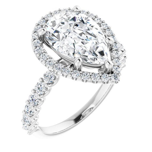 Halo-Style Engagement Ring