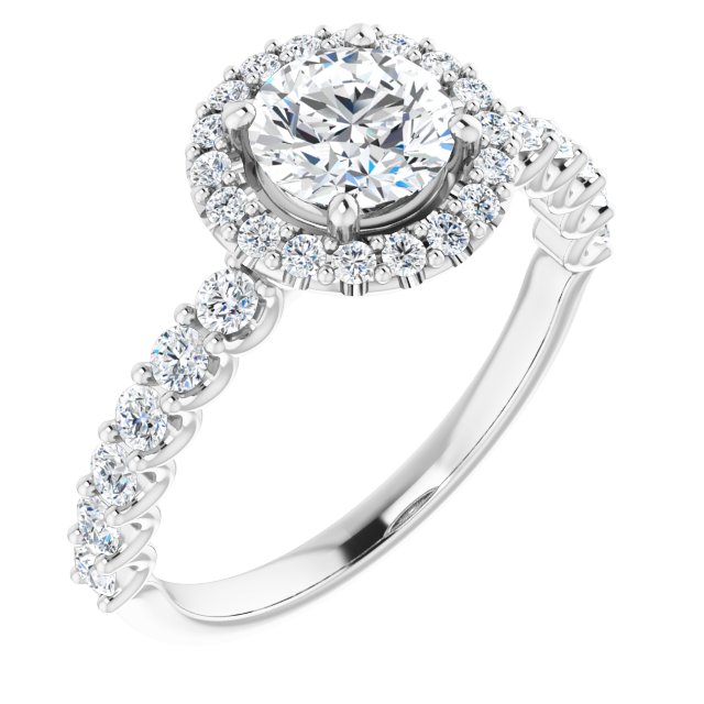Halo-Style Engagement Ring