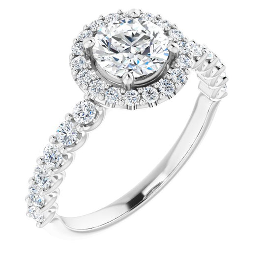 Halo-Style Engagement Ring