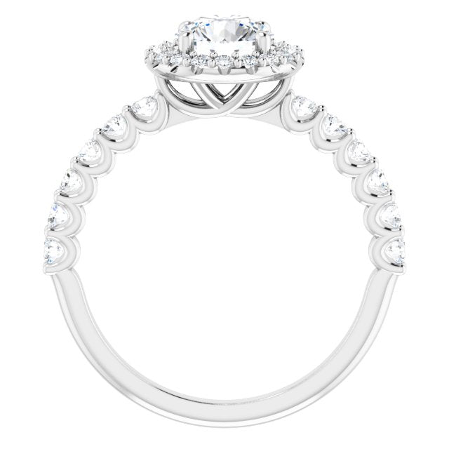 Halo-Style Engagement Ring