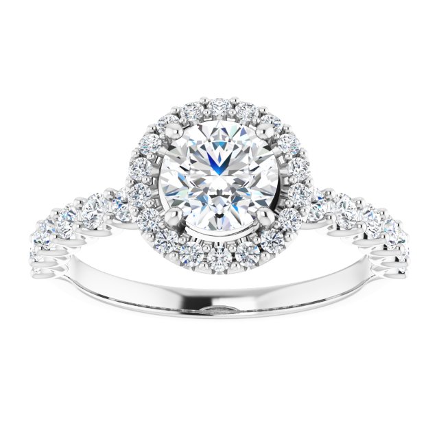 Halo-Style Engagement Ring