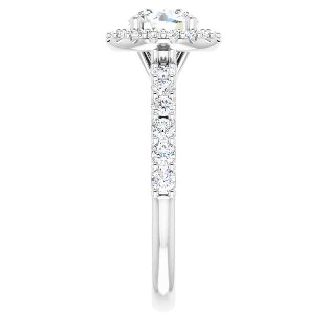 Halo-Style Engagement Ring