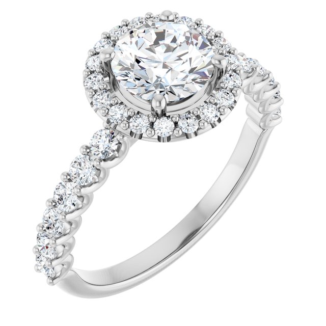 Halo-Style Engagement Ring