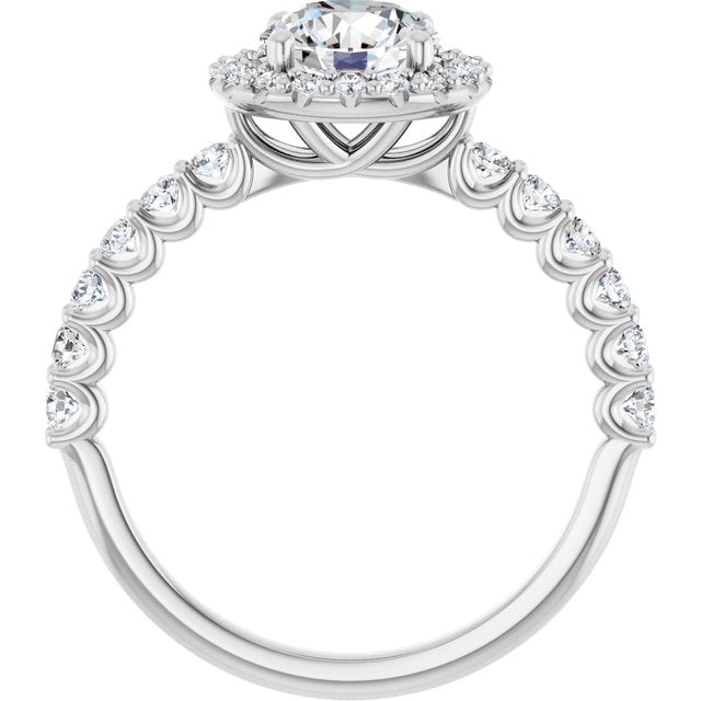 Halo-Style Engagement Ring