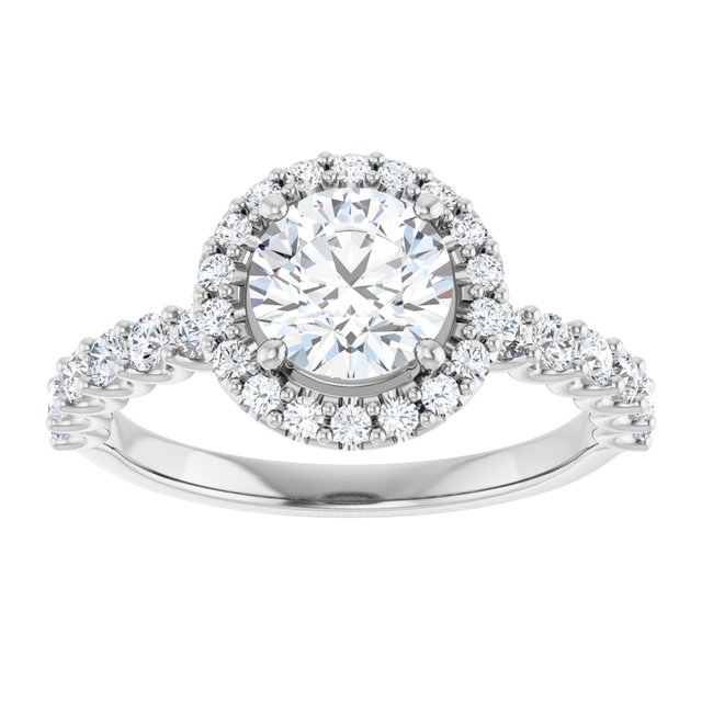 Halo-Style Engagement Ring