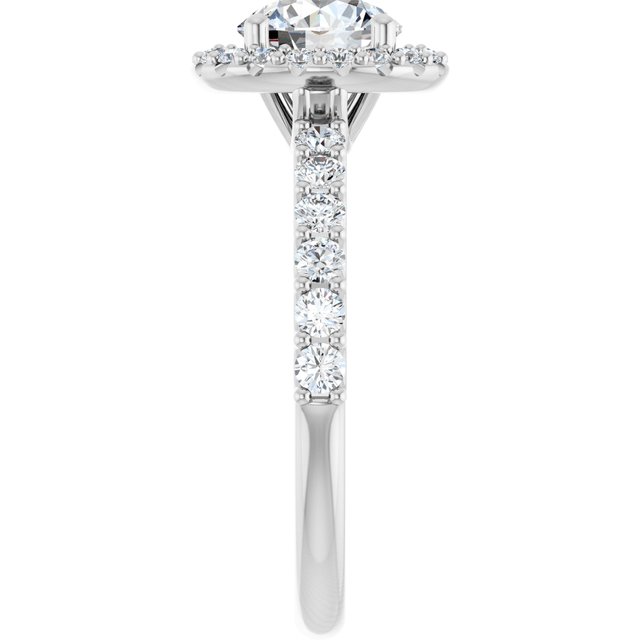 Halo-Style Engagement Ring
