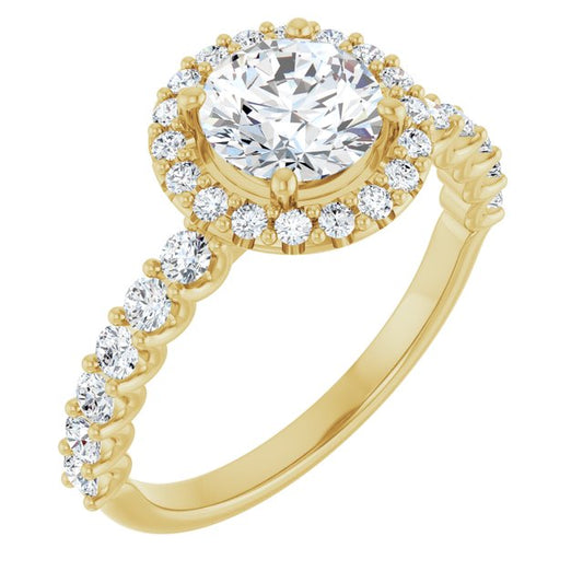 Halo-Style Engagement Ring