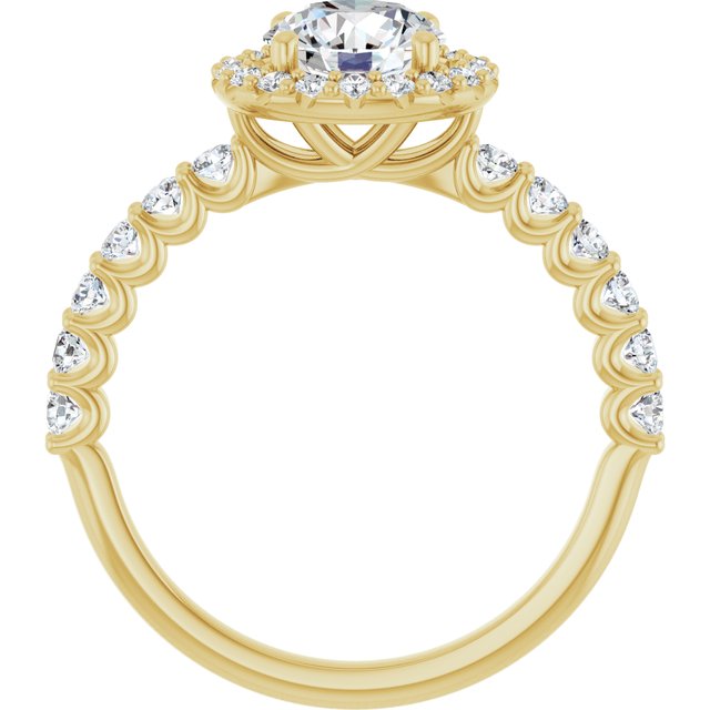 Halo-Style Engagement Ring