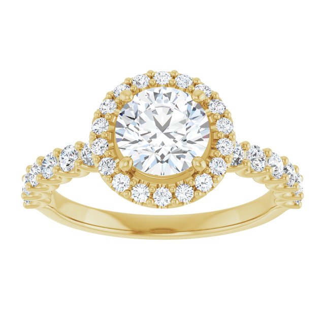 Halo-Style Engagement Ring
