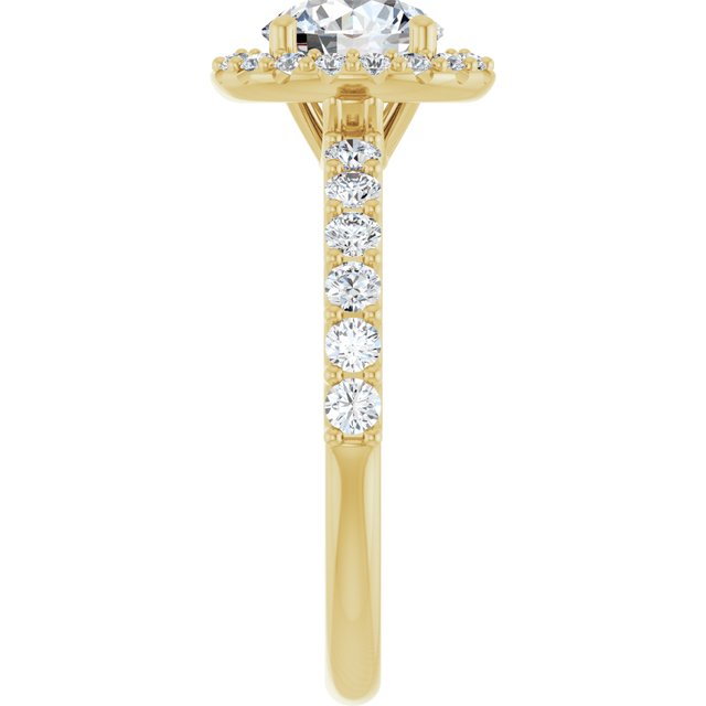 Halo-Style Engagement Ring