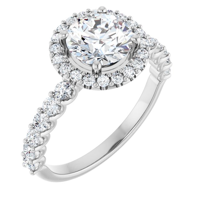 Halo-Style Engagement Ring