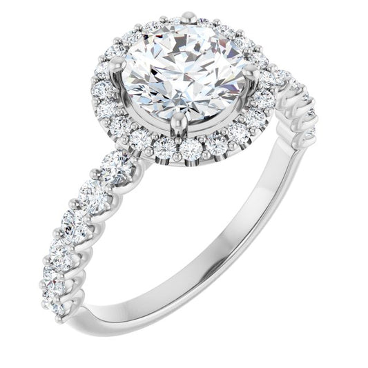 Halo-Style Engagement Ring