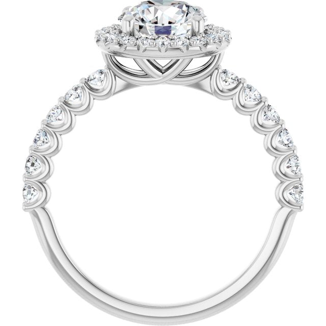 Halo-Style Engagement Ring
