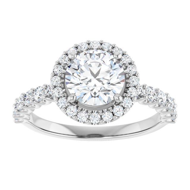 Halo-Style Engagement Ring