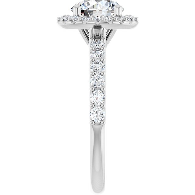 Halo-Style Engagement Ring