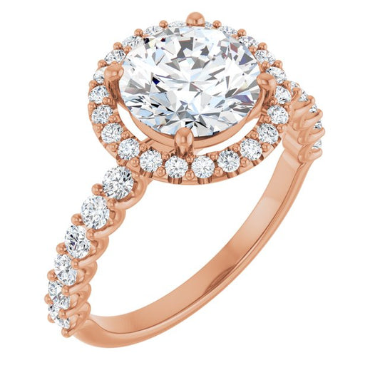 Halo-Style Engagement Ring