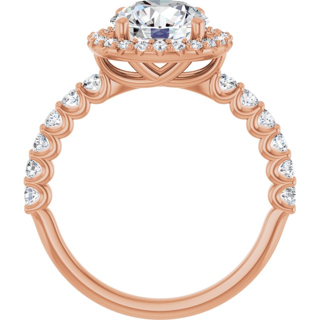 Halo-Style Engagement Ring
