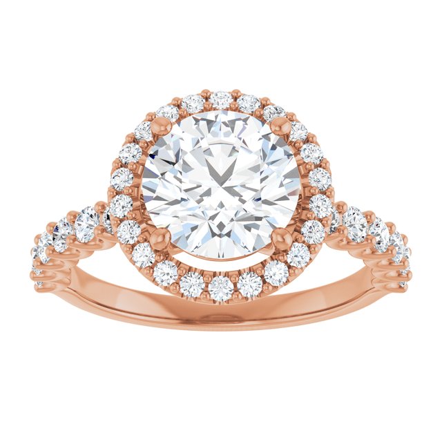 Halo-Style Engagement Ring