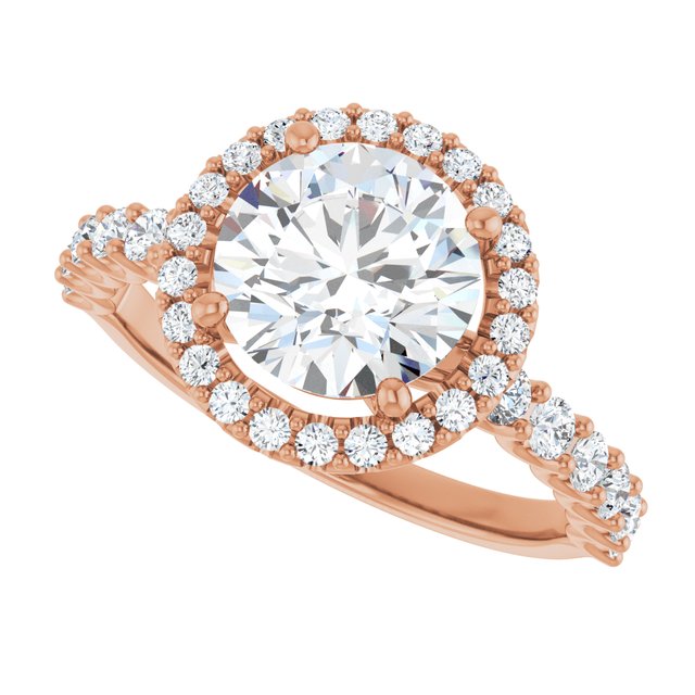 Halo-Style Engagement Ring
