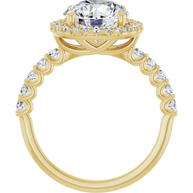 Halo-Style Engagement Ring