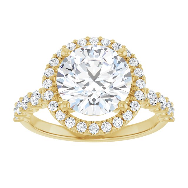 Halo-Style Engagement Ring
