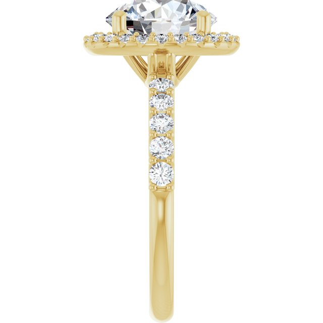 Halo-Style Engagement Ring