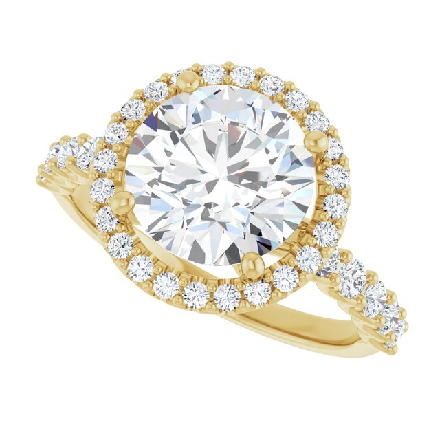 Halo-Style Engagement Ring