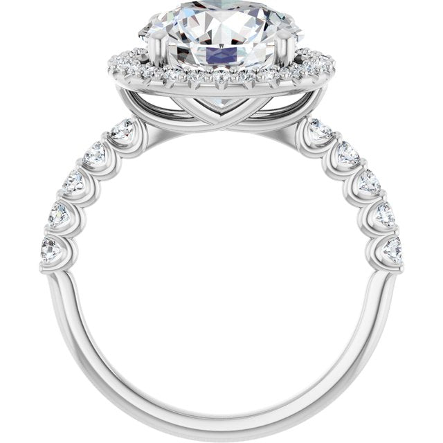 Halo-Style Engagement Ring