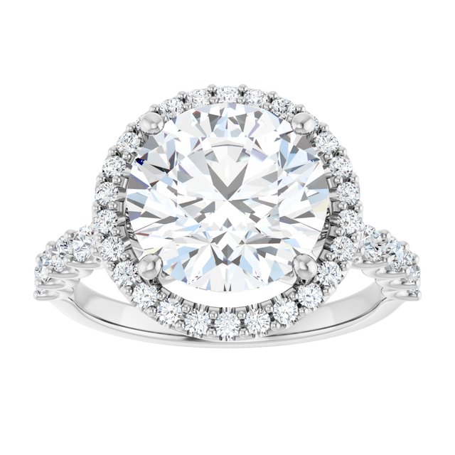 Halo-Style Engagement Ring