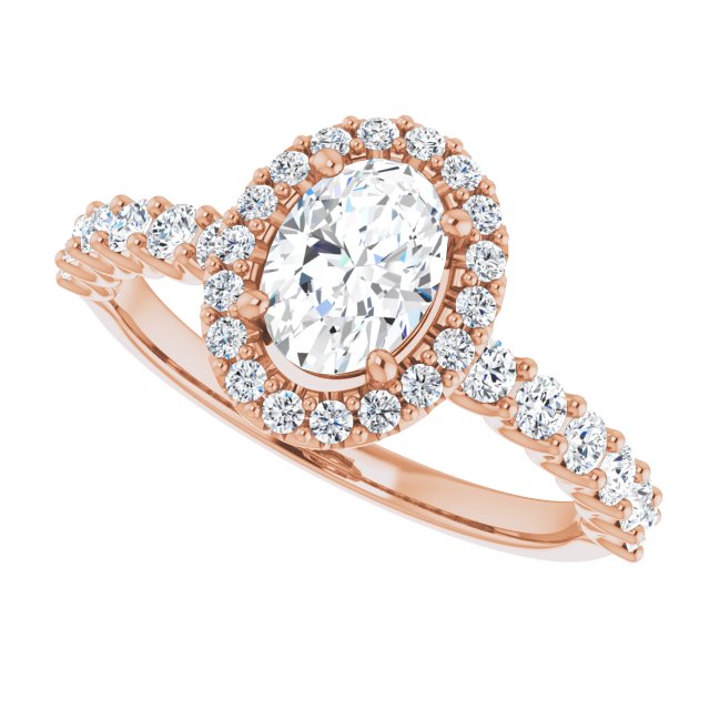 Halo-Style Engagement Ring