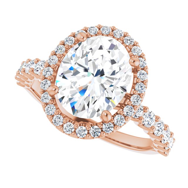 Halo-Style Engagement Ring