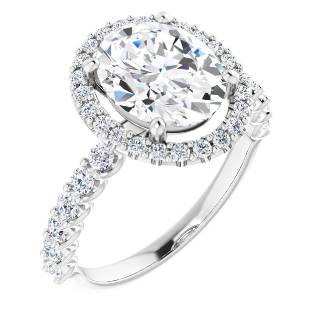 Halo-Style Engagement Ring